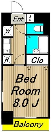 スカイアメッセの物件間取画像